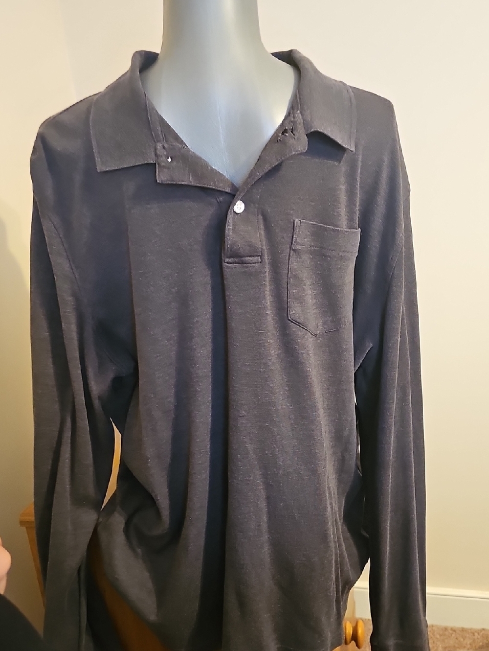 croft & barrow Men's Long-Sleeve Shirt in Charcoal